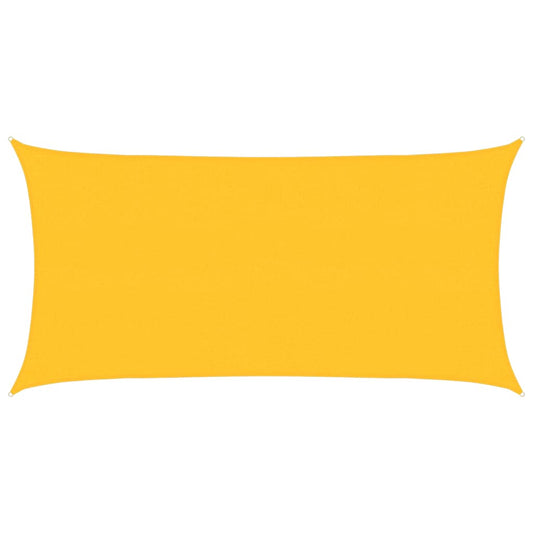 vidaXL Πανί Σκίασης Κίτρινο 2,5 x 5 μ. 160 γρ./μ² από HDPE