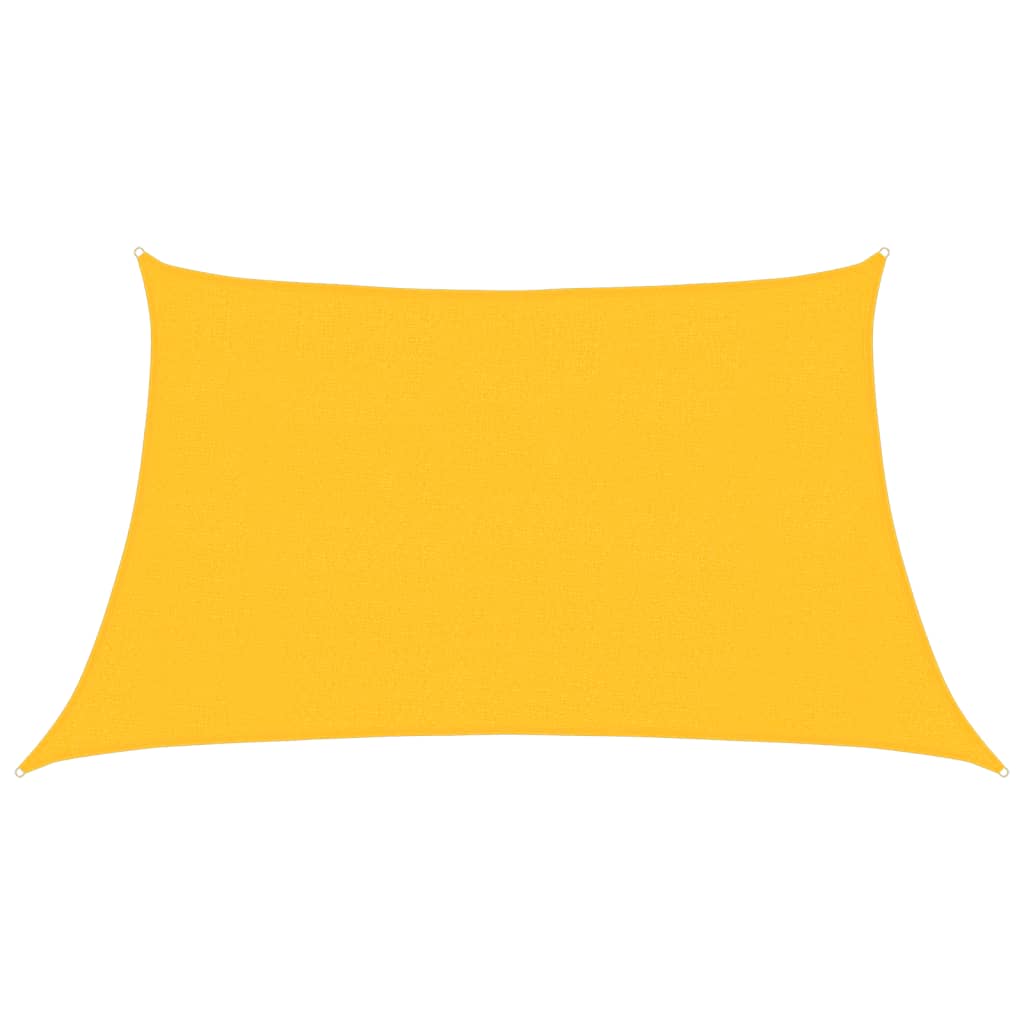 vidaXL Πανί Σκίασης Κίτρινο 3/4 x 2 μ. από HDPE 160 γρ./μ²