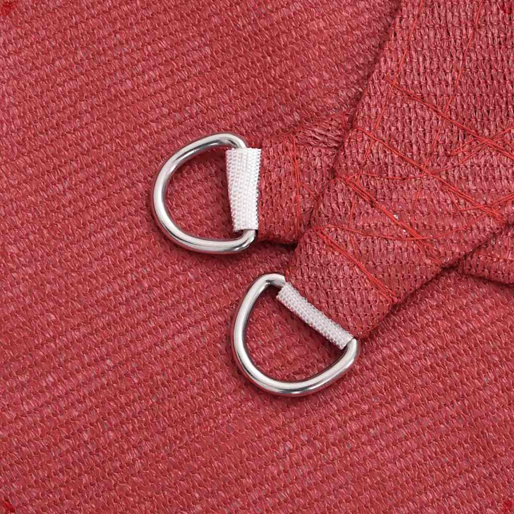 vidaXL Πανί Σκίασης Κόκκινο 2,5 x 2,5 μ. από HDPE 160 γρ./μ²