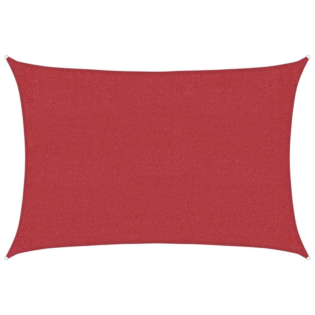 vidaXL Πανί Σκίασης Κόκκινο 3 x 5 μ. από HDPE 160 γρ./μ²