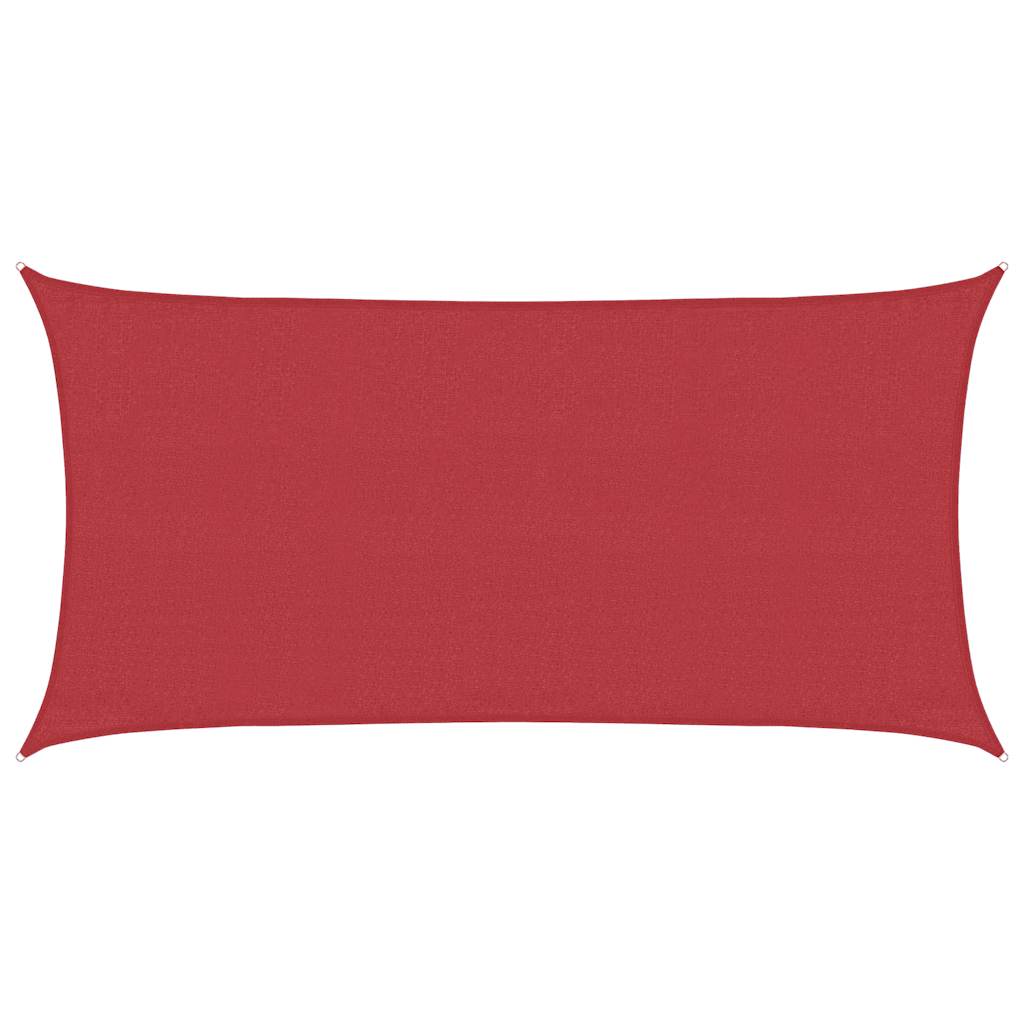 vidaXL Πανί Σκίασης Κόκκινο 3 x 6 μ. από HDPE 160 γρ./μ²