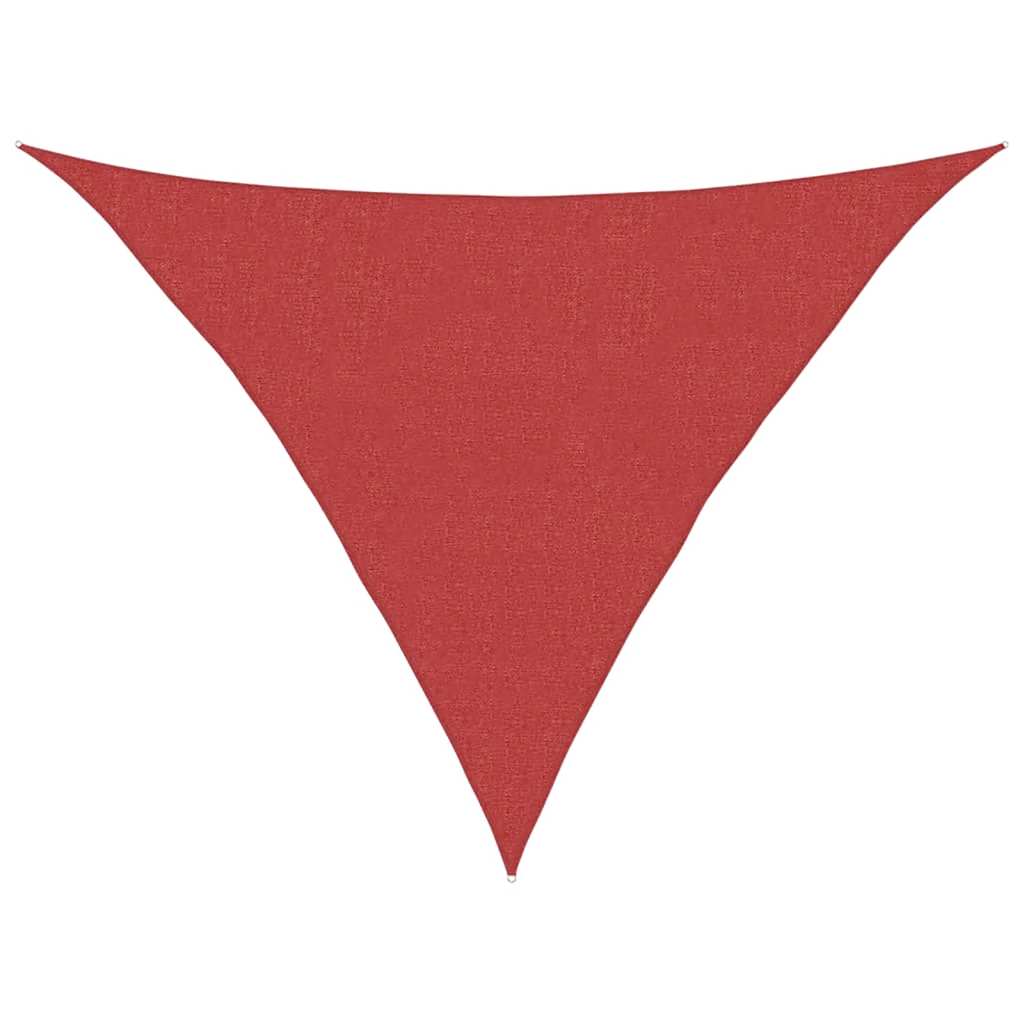 vidaXL Πανί Σκίασης Κόκκινο 2,5 x 2,5 x 3,5 μ. από HDPE 160 γρ/μ²