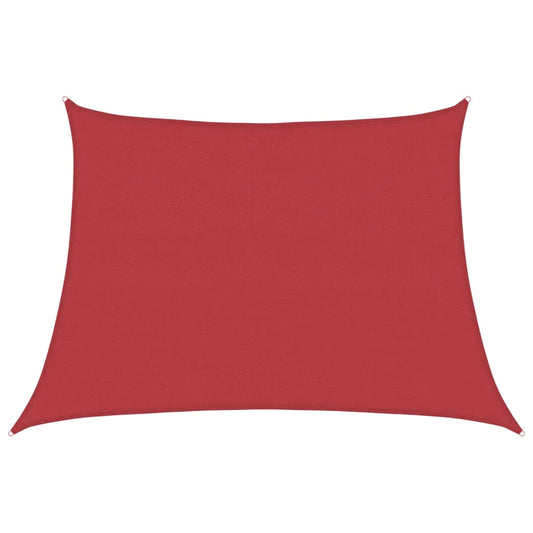 vidaXL Πανί Σκίασης Κόκκινο 4/5 x 3 μ. από HDPE 160 γρ./μ²