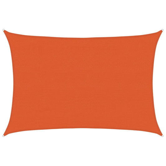 vidaXL Πανί Σκίασης Ορθογώνιο Πορτοκαλί 4x5 μ. από HDPE 160 γρ/μ²