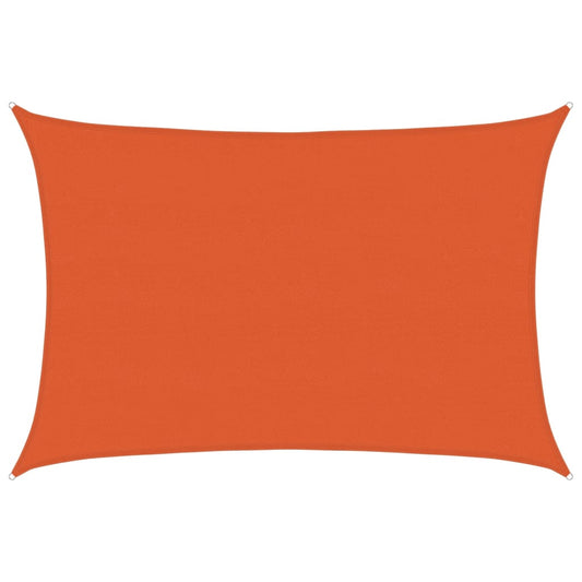 vidaXL Πανί Σκίασης Ορθογώνιο Πορτοκαλί 5x7 μ. από HDPE 160 γρ/μ²