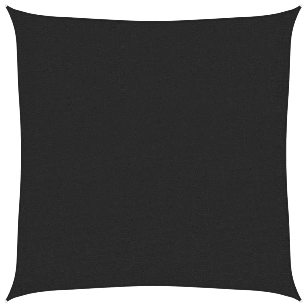 vidaXL Πανί Σκίασης Μαύρο 2,5 x 2,5 μ. από HDPE 160 γρ./μ²