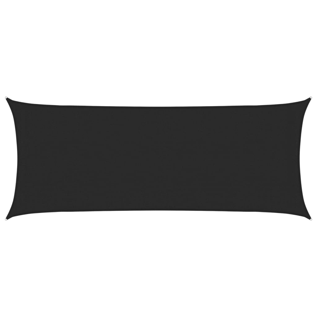 vidaXL Πανί Σκίασης Μαύρο 2 x 4,5 μ. από HDPE 160 γρ./μ²