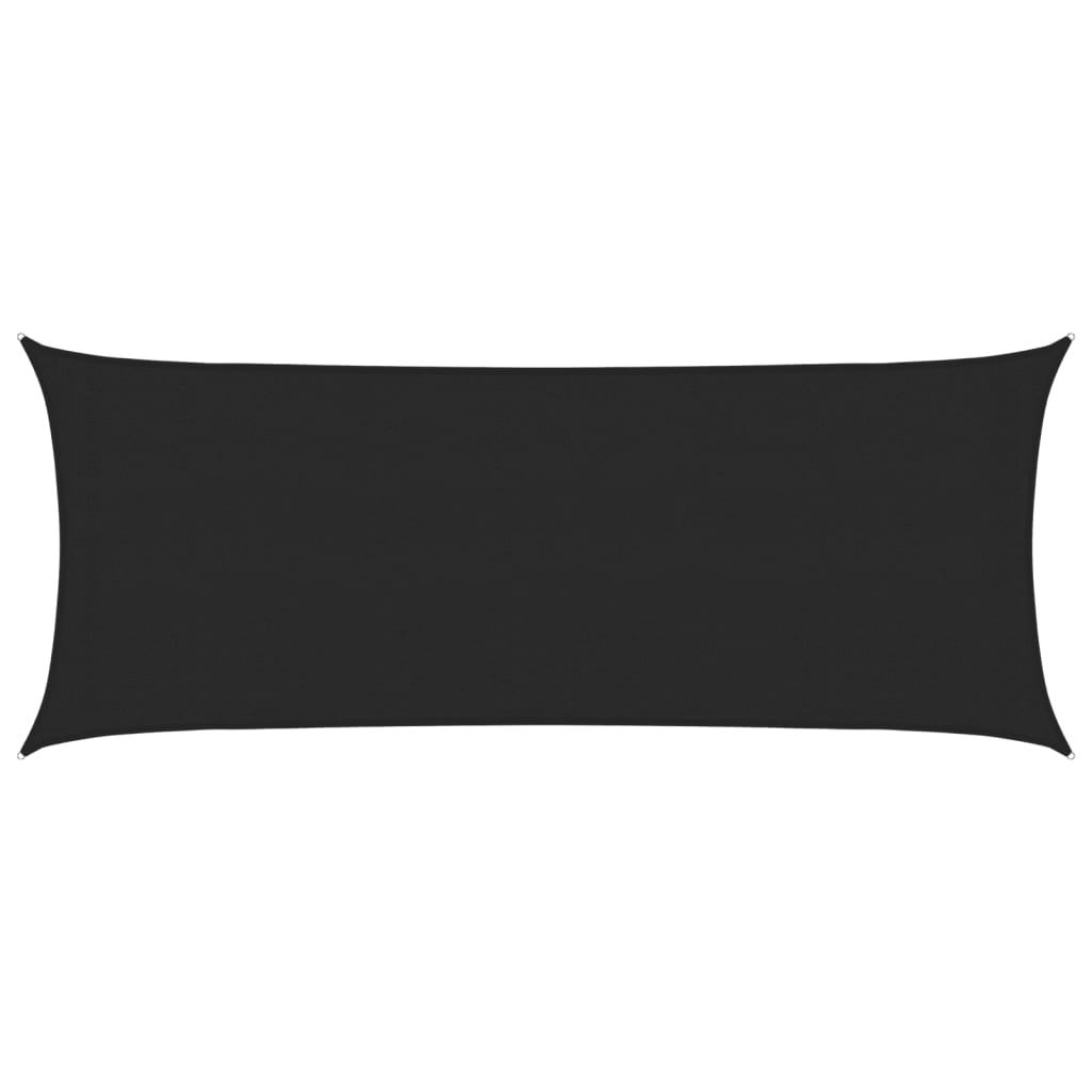 vidaXL Πανί Σκίασης Μαύρο 2 x 5 μ. από HDPE 160 γρ./μ²