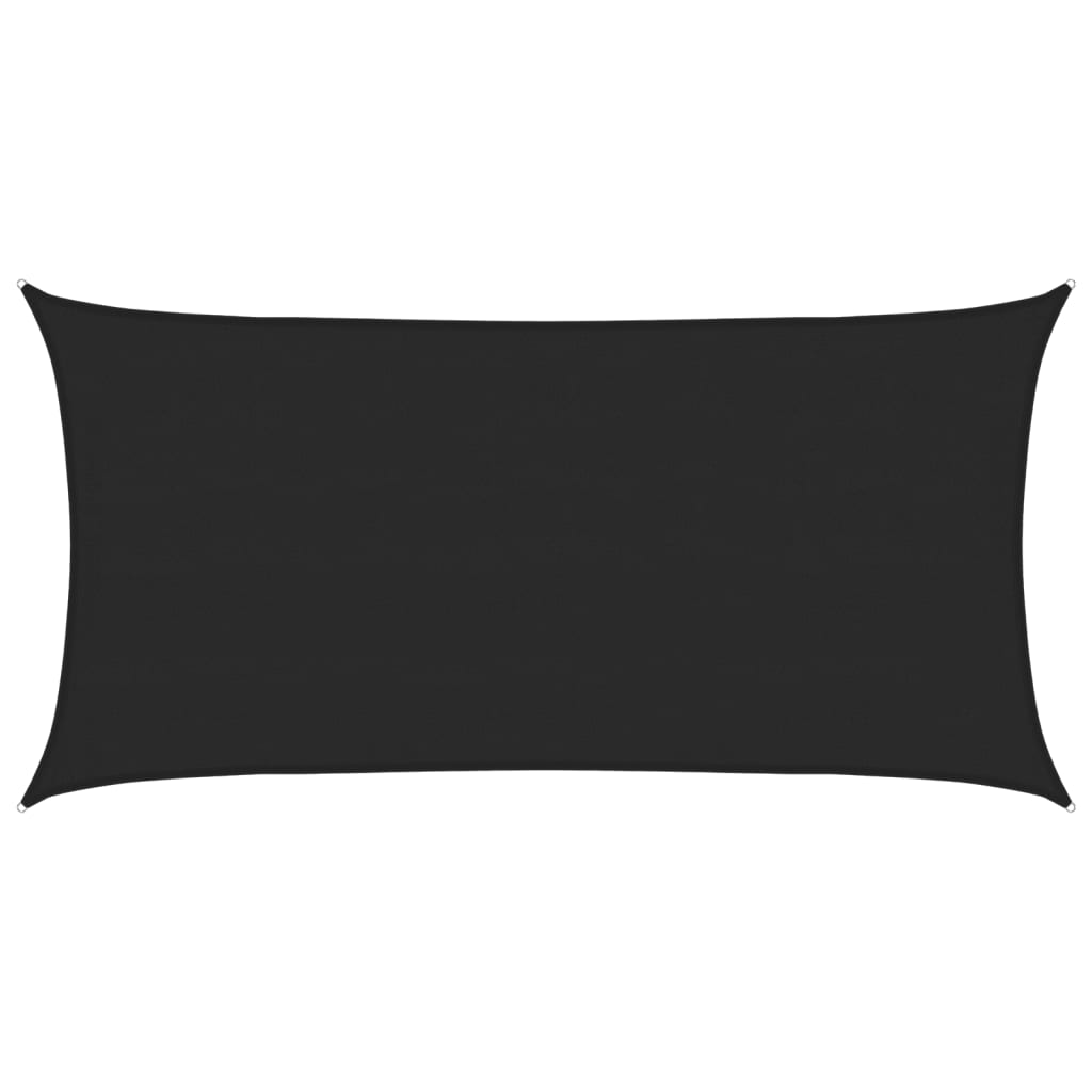 vidaXL Πανί Σκίασης Μαύρο 4 x 7 μ. από HDPE 160 γρ./μ²