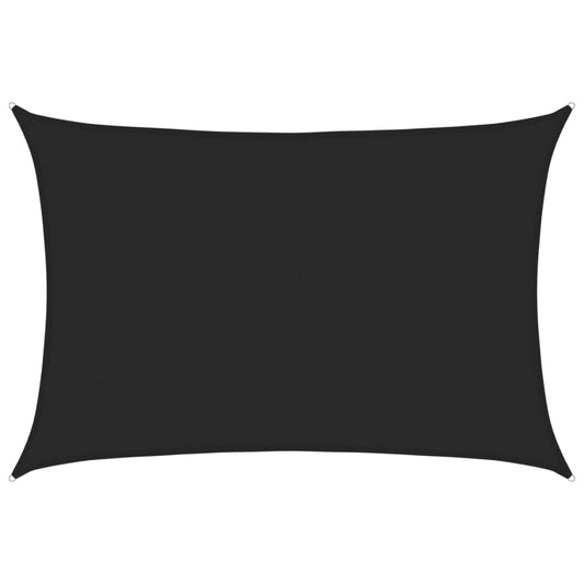 vidaXL Πανί Σκίασης Μαύρο 5 x 7 μ. από HDPE 160 γρ./μ²