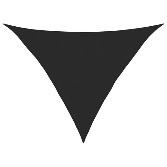 vidaXL Πανί Σκίασης Μαύρο 5 x 5 x 6 μ. από HDPE 160 γρ./μ²