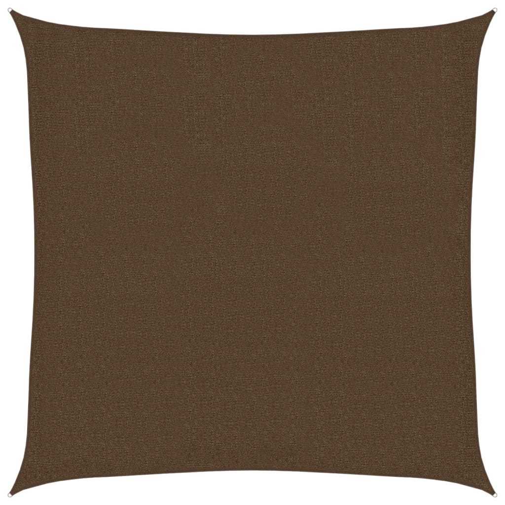 vidaXL Πανί Σκίασης Καφέ 2,5 x 2,5 μ. από HDPE 160 γρ./μ²