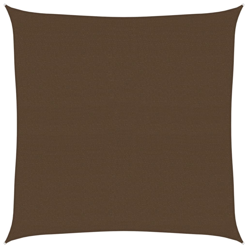 vidaXL Πανί Σκίασης Καφέ 6 x 6 μ. από HDPE 160 γρ./μ²