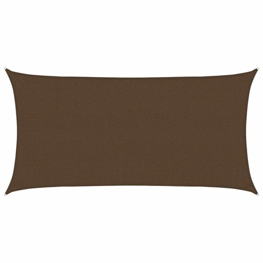 vidaXL Πανί Σκίασης Καφέ 2 x 3,5 μ. από HDPE 160 γρ./μ²