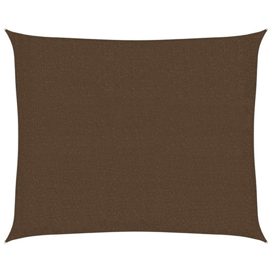 vidaXL Πανί Σκίασης Καφέ 2,5 x 3 μ. από HDPE 160 γρ./μ²