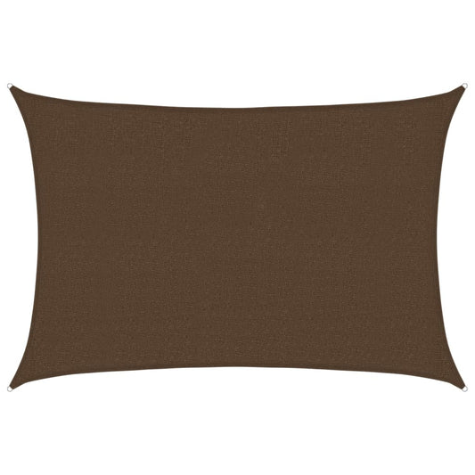 vidaXL Πανί Σκίασης Καφέ 2,5 x 4 μ. από HDPE 160 γρ./μ²