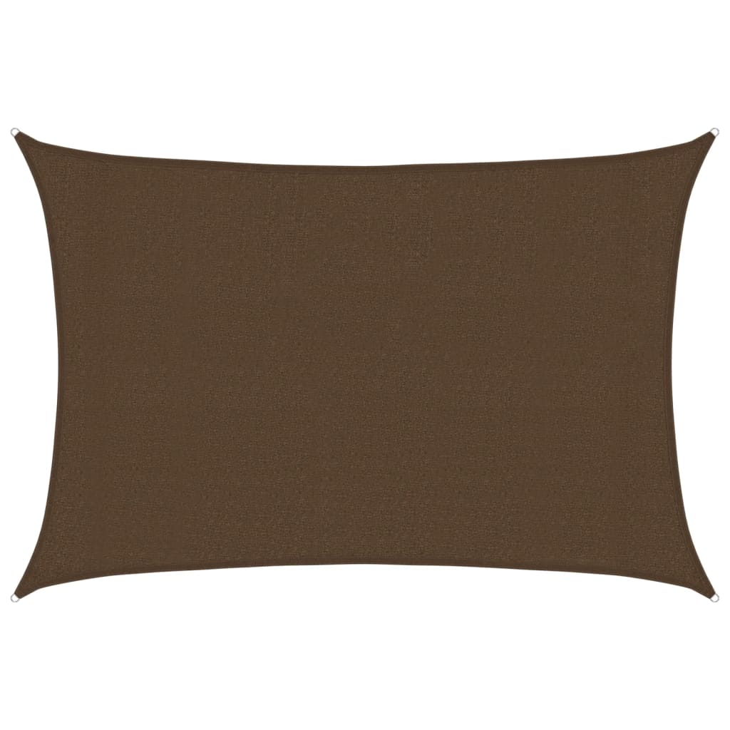 vidaXL Πανί Σκίασης Καφέ 3 x 4,5 μ. από HDPE 160 γρ/μ²