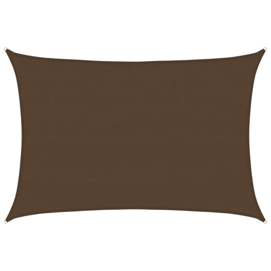 vidaXL Πανί Σκίασης Καφέ 5 x 7 μ. από HDPE 160 γρ./μ²
