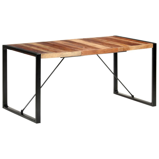 vidaXL Τραπεζαρία 160 x 80 x 75 εκ. από Μασίφ Ξύλο
