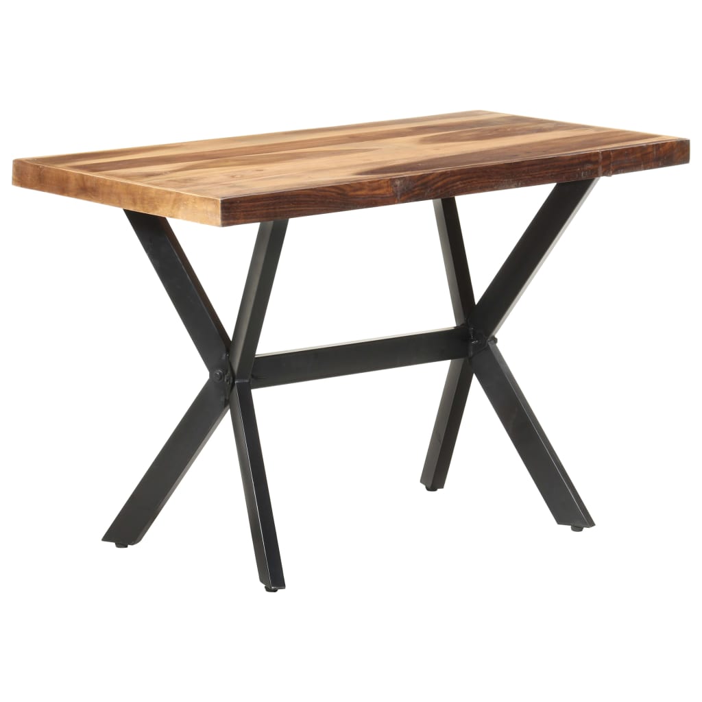 vidaXL Τραπεζαρία 120 x 60 x 75 εκ. Μασίφ Ξύλο & Μελί Φινίρισμα