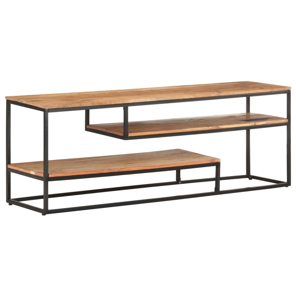 vidaXL Έπιπλο Τηλεόρασης 130 x 30 x 45 εκ. από Μασίφ Ξύλο Ακακίας
