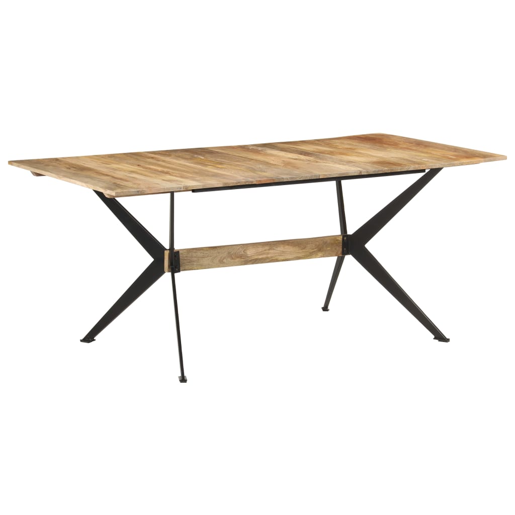 vidaXL Τραπεζαρία 180 x 90 x 76 εκ. από Μασίφ Ξύλο Μάνγκο