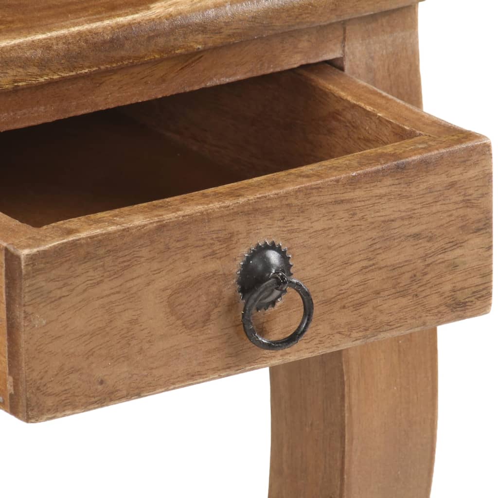 vidaXL Κομοδίνο 28 x 28 x 46 εκ. από Μασίφ Ξύλο Μάνγκο