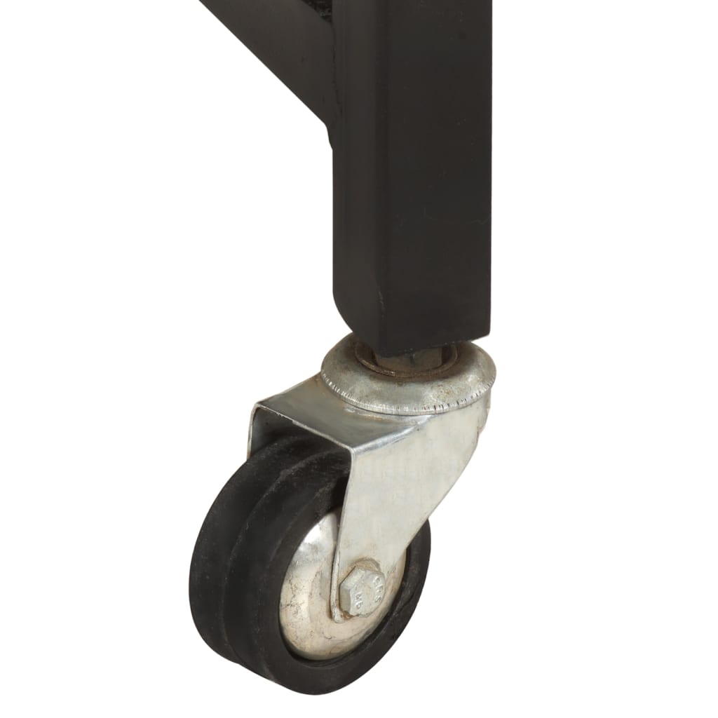 vidaXL Τρόλεϊ Κουζίνας 87 x 36 x 81 εκ. από Μασίφ Ξύλο Μάνγκο