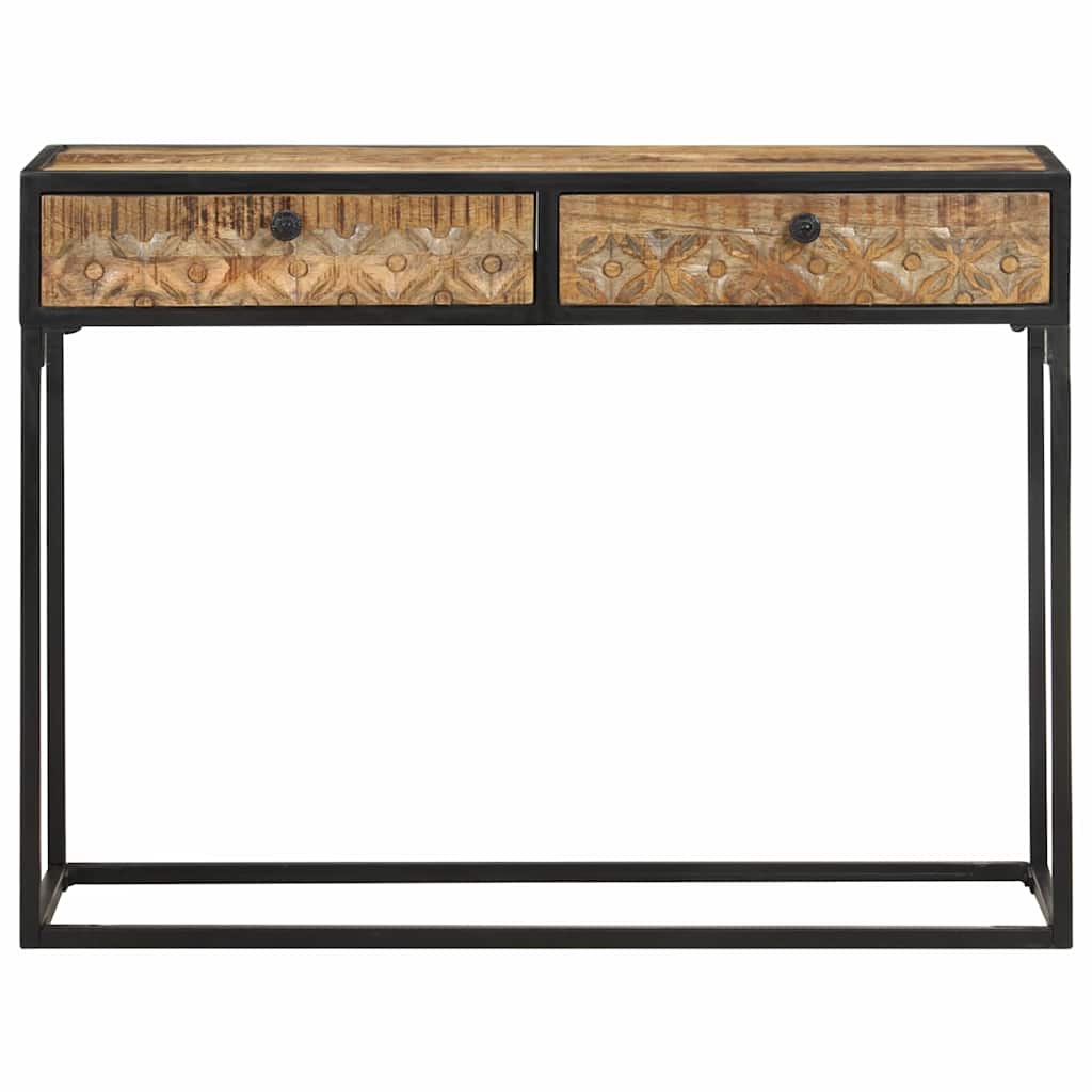 vidaXL Τραπέζι Κονσόλα 100 x 35 x 75 εκ. από Μασίφ Ξύλο Μάνγκο