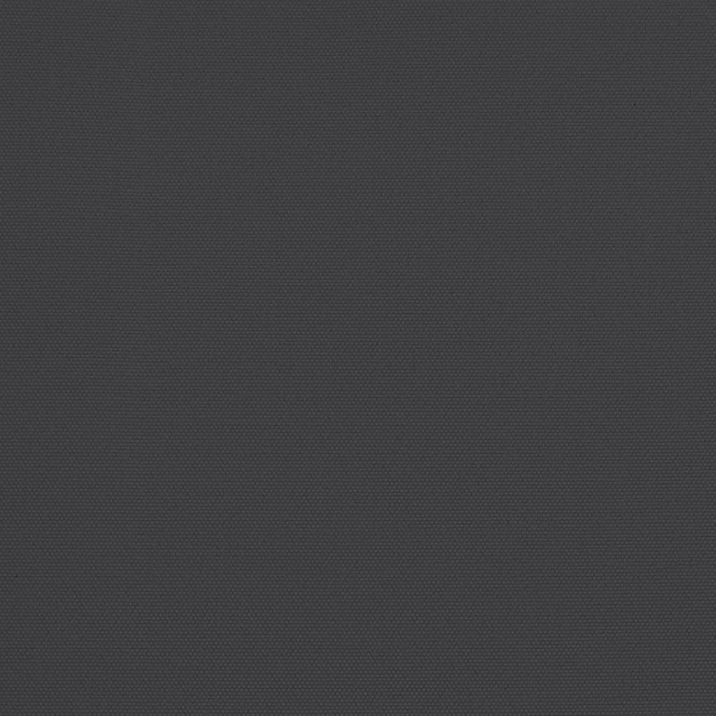 vidaXL Ομπρέλα Βεράντας Ημικυκλική Μαύρη 300x155x223 εκ. Ιστός Αλουμ.