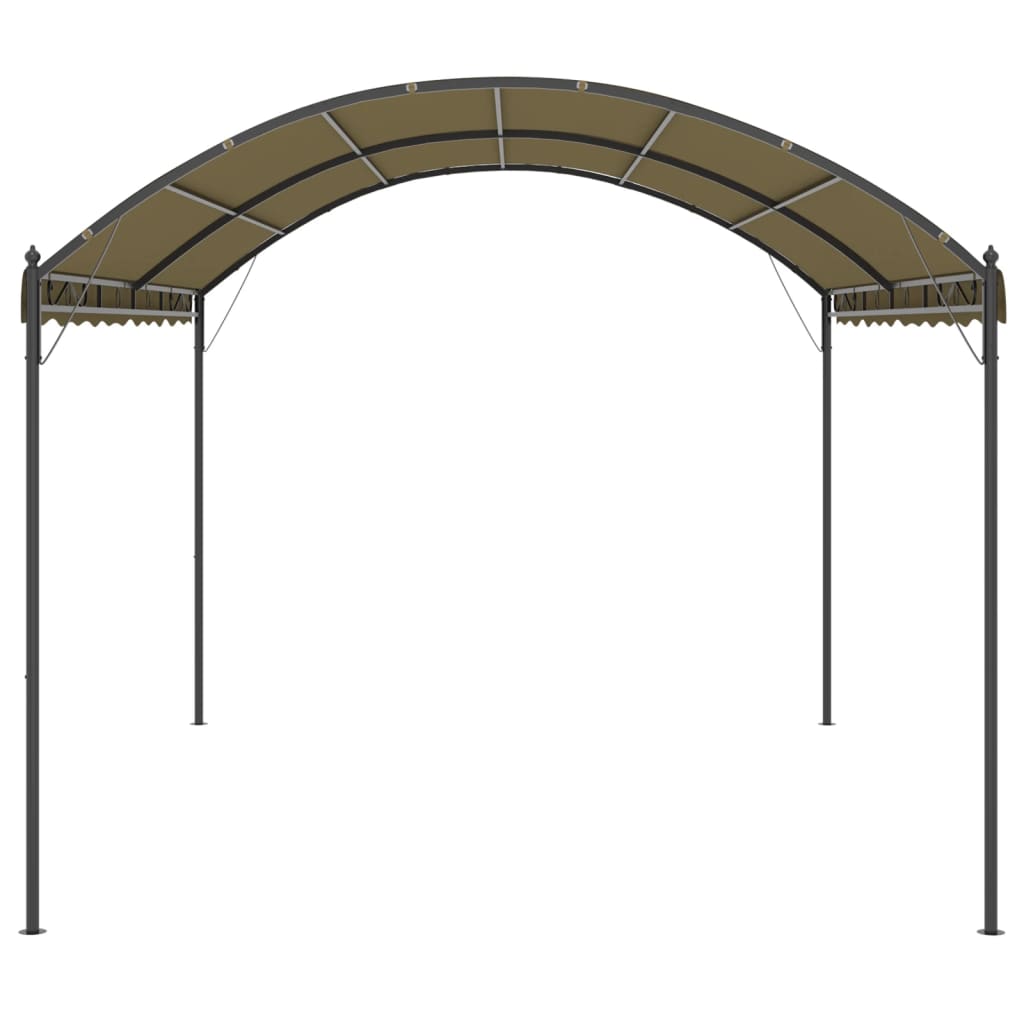 vidaXL Κιόσκι Taupe 4 x 3 x 2,6 μ. 180 γρ/μ²