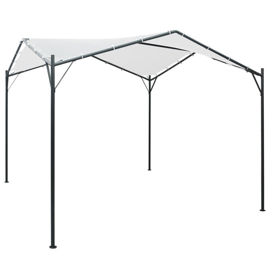 vidaXL Κιόσκι Λευκό 3 x 3 x 2,6 μ. 180 γρ./μ²