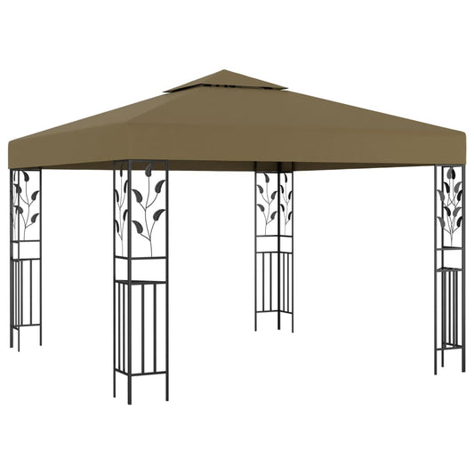 vidaXL Κιόσκι Taupe 3 x 3 μ. 180 γρ/μ²