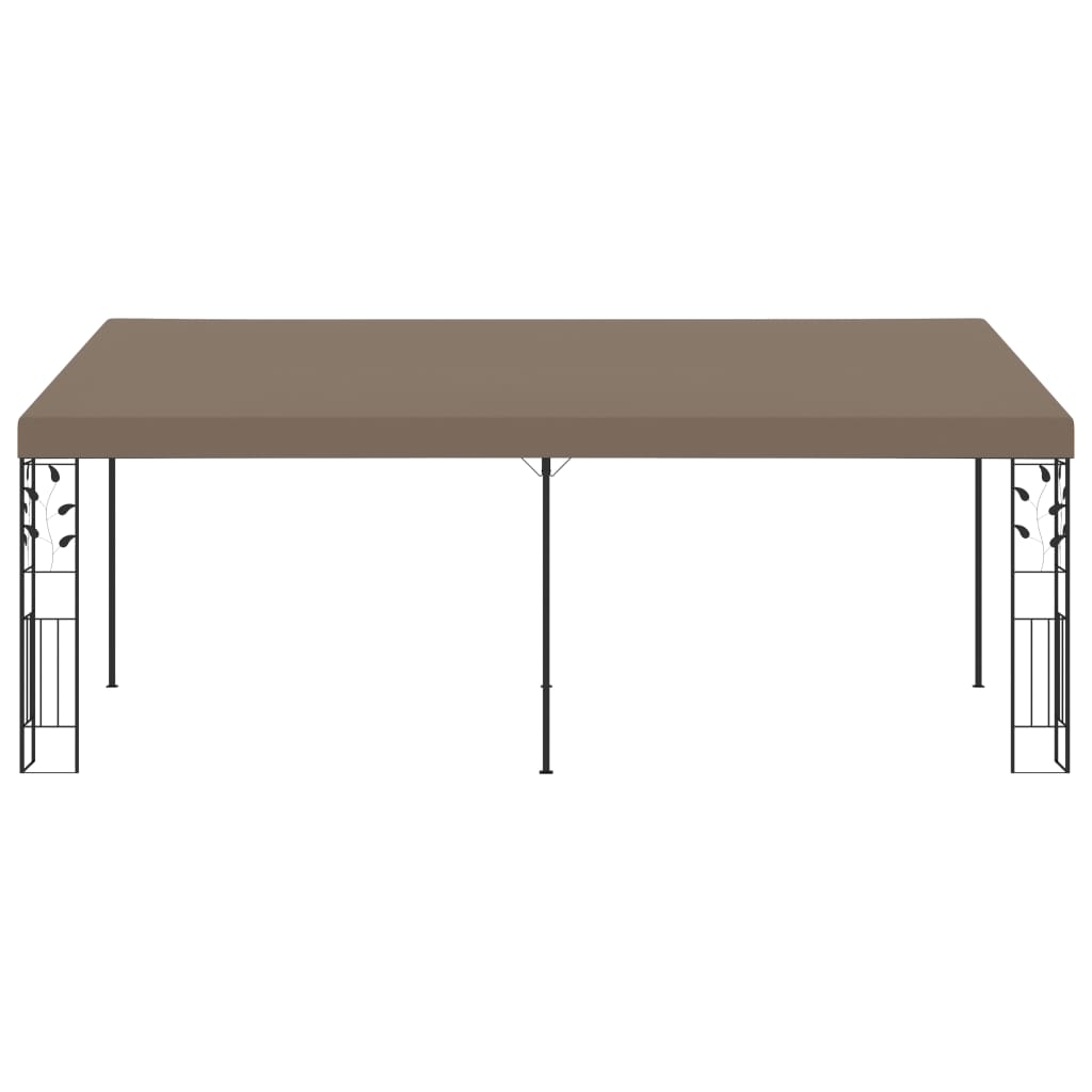 vidaXL Κιόσκι Επιτοίχιο Taupe 6 x 3 x 2,5 μ.