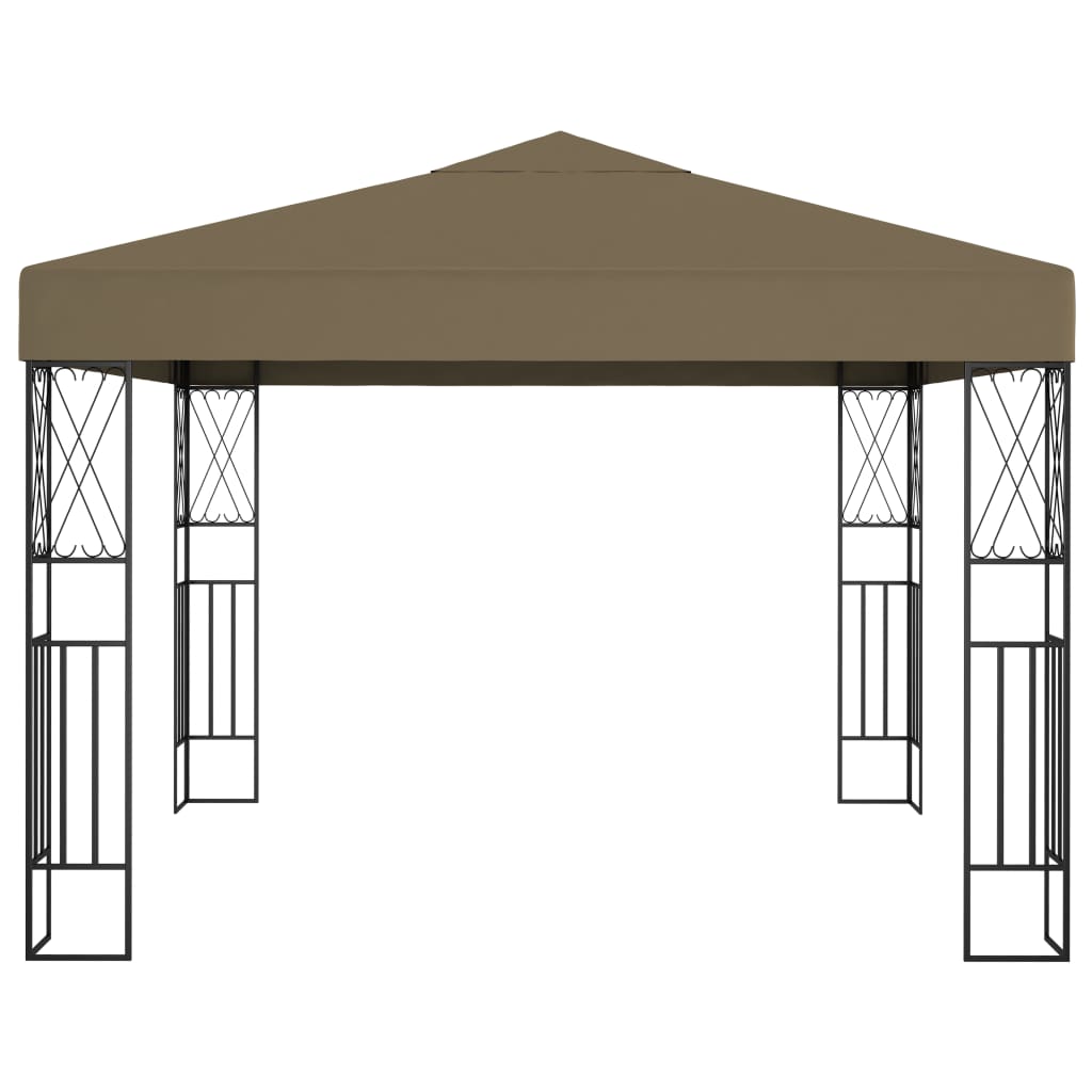 vidaXL Κιόσκι Taupe 3 x 3 μ. Υφασμάτινο