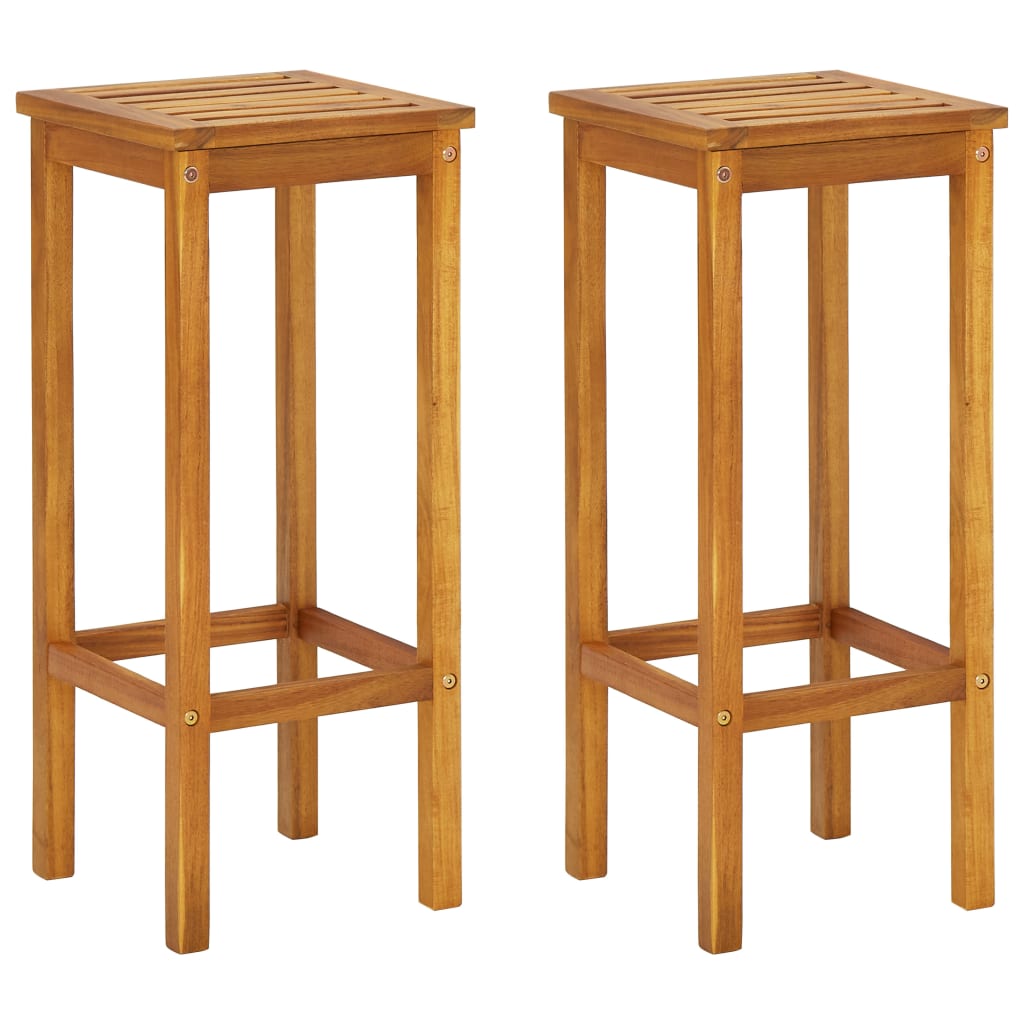 vidaXL Σετ Μπαρ Μπαλκονιού 3 Τεμαχίων από Μασίφ Ξύλο Ακακίας