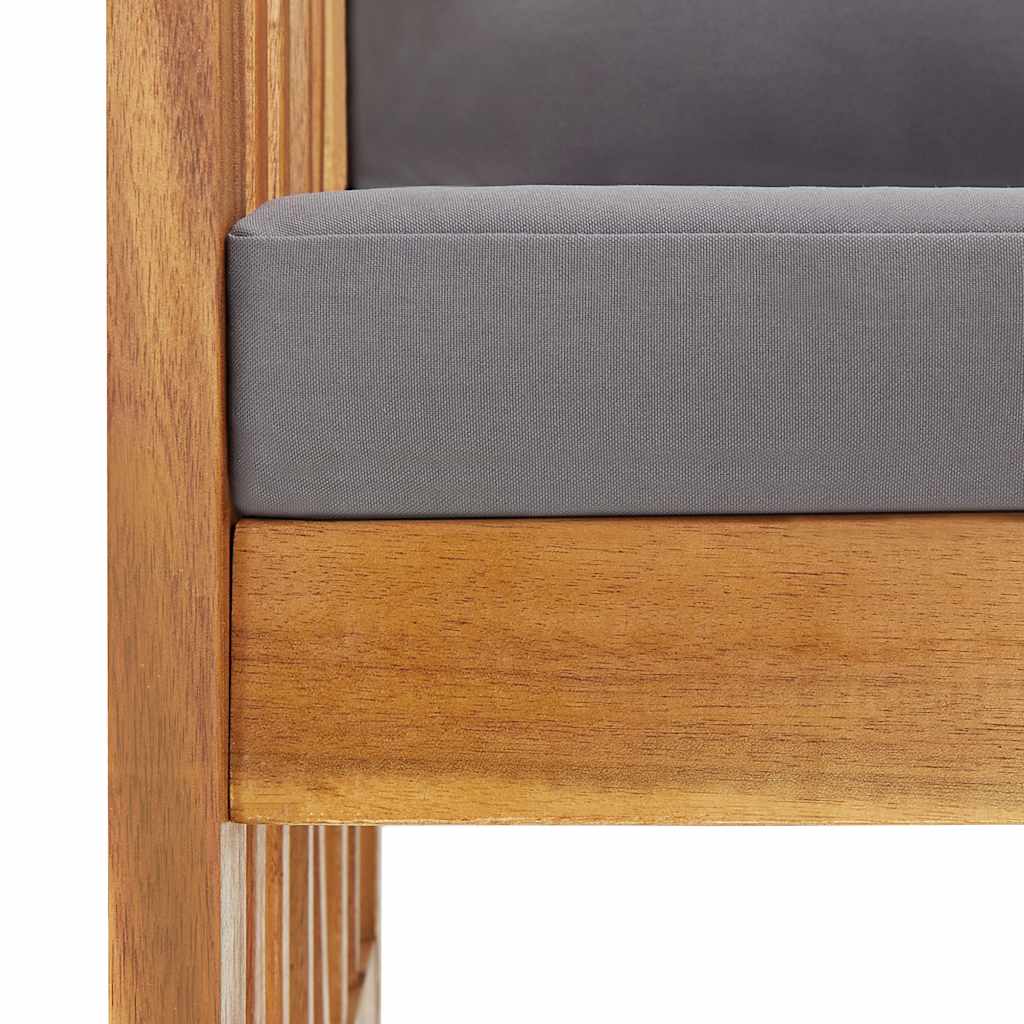 vidaXL Καρέκλες Κήπου 2 τεμ. από Μασίφ Ξύλο Ακακίας με Μαξιλάρια