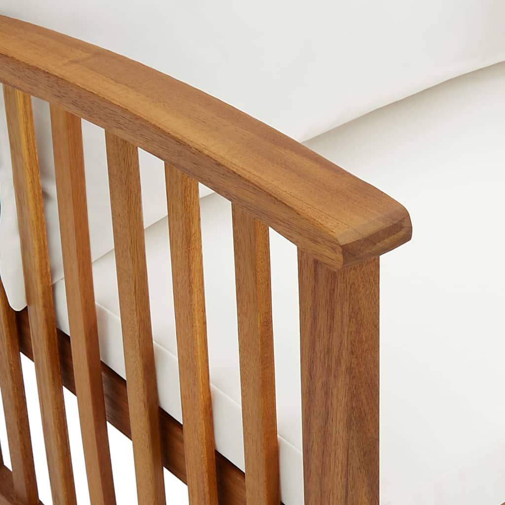 vidaXL Σαλόνι Κήπου 2 Τεμαχίων από Μασίφ Ξύλο Ακακίας με Μαξιλάρια