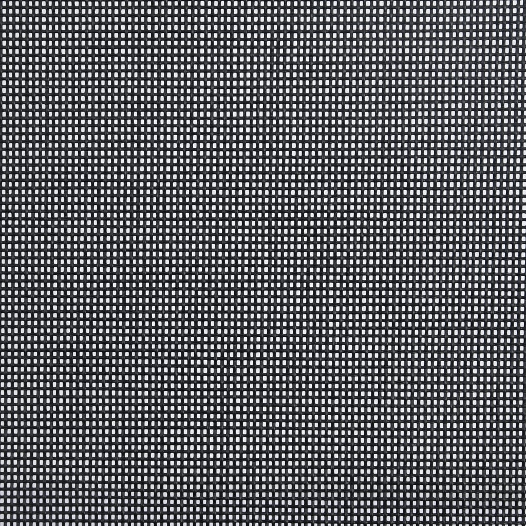 vidaXL Καρέκλες Κήπου Πτυσσόμενες 6 τεμ. Μαύρες από Textilene