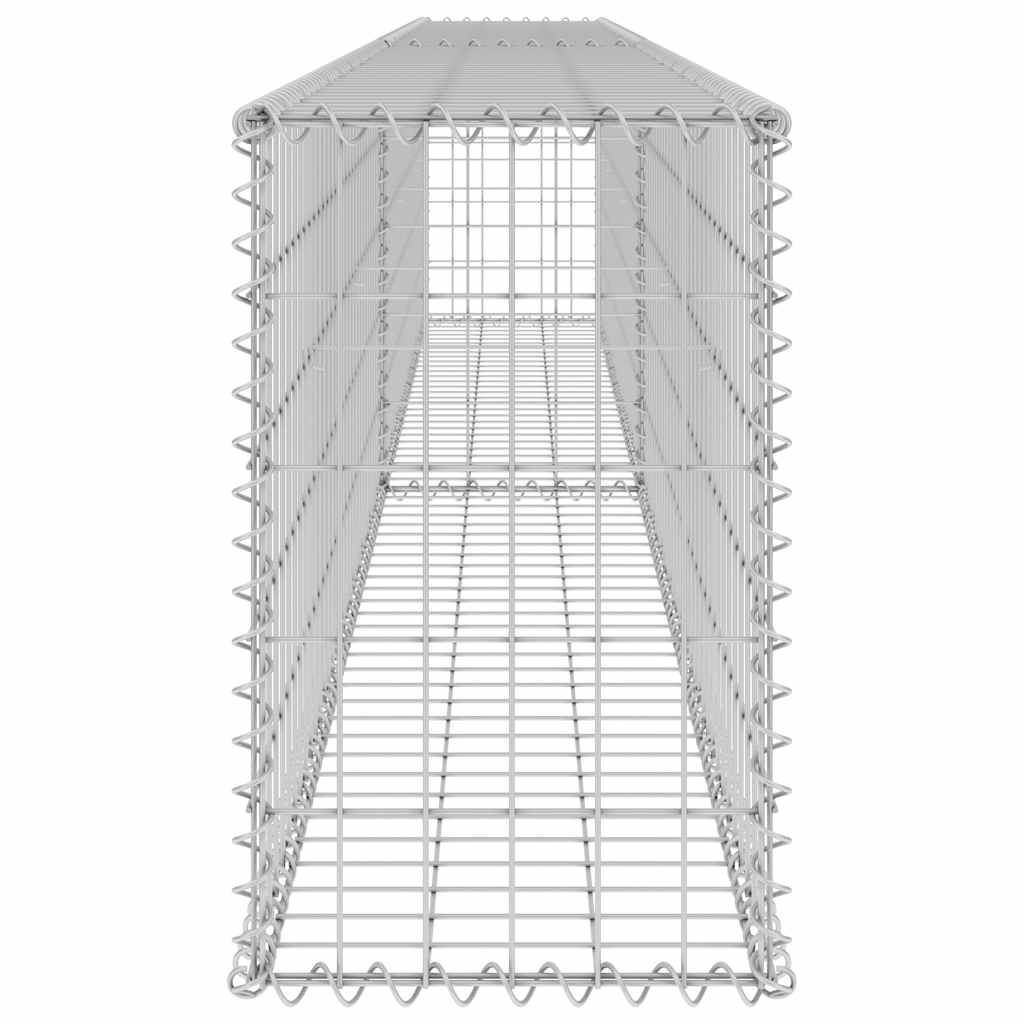 vidaXL Συρματοκιβώτιο Τοίχος 300x30x50 εκ. Γαλβαν. Χάλυβας + Καλύμματα