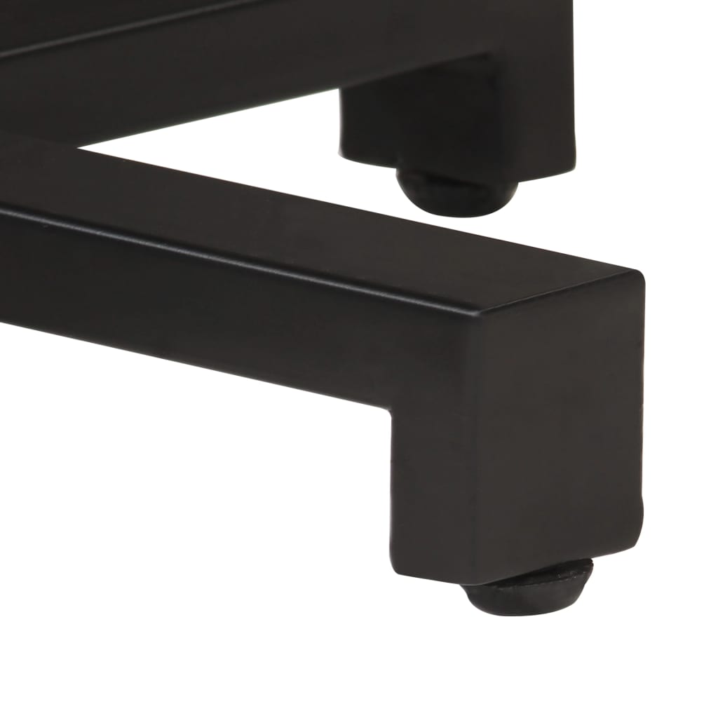 vidaXL Τραπέζι Bistro Τετράγωνο 50x50x75 εκ. Ακατέργαστο Ξύλο Μάνγκο