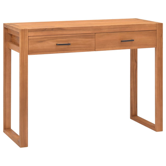 vidaXL Γραφείο με 2 Συρτάρια 100 x 40 x 75 εκ. Ανακυκλωμένο Ξύλο Teak