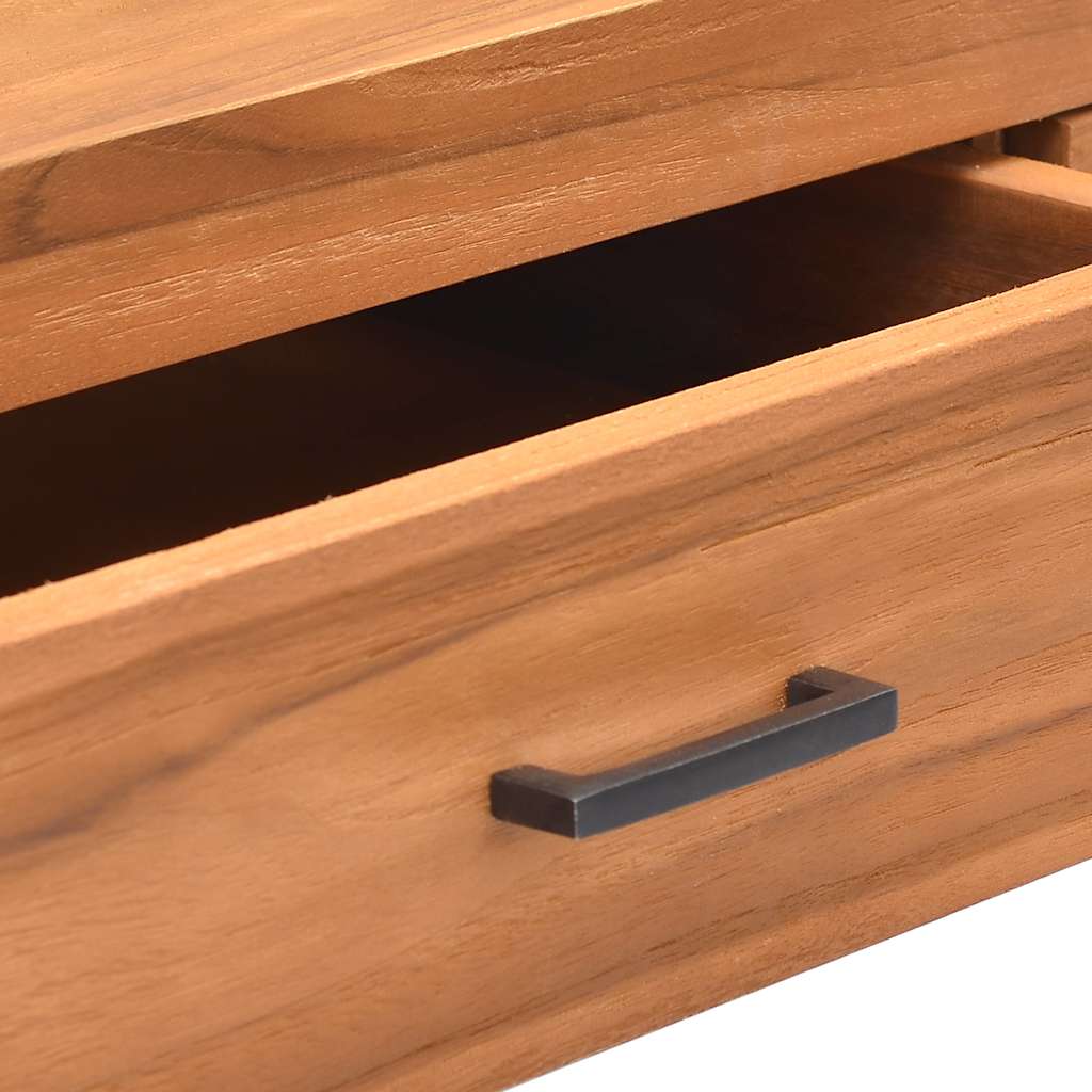 vidaXL Γραφείο με 2 Συρτάρια 100 x 40 x 75 εκ. Ανακυκλωμένο Ξύλο Teak