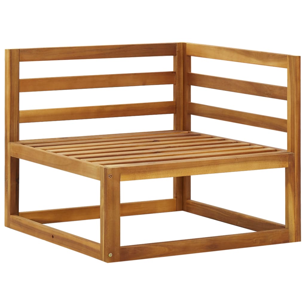 vidaXL Γωνιακοί Καναπέδες Τμηματικοί 2 τεμ. με Λευκά Κρεμ Μαξιλάρια