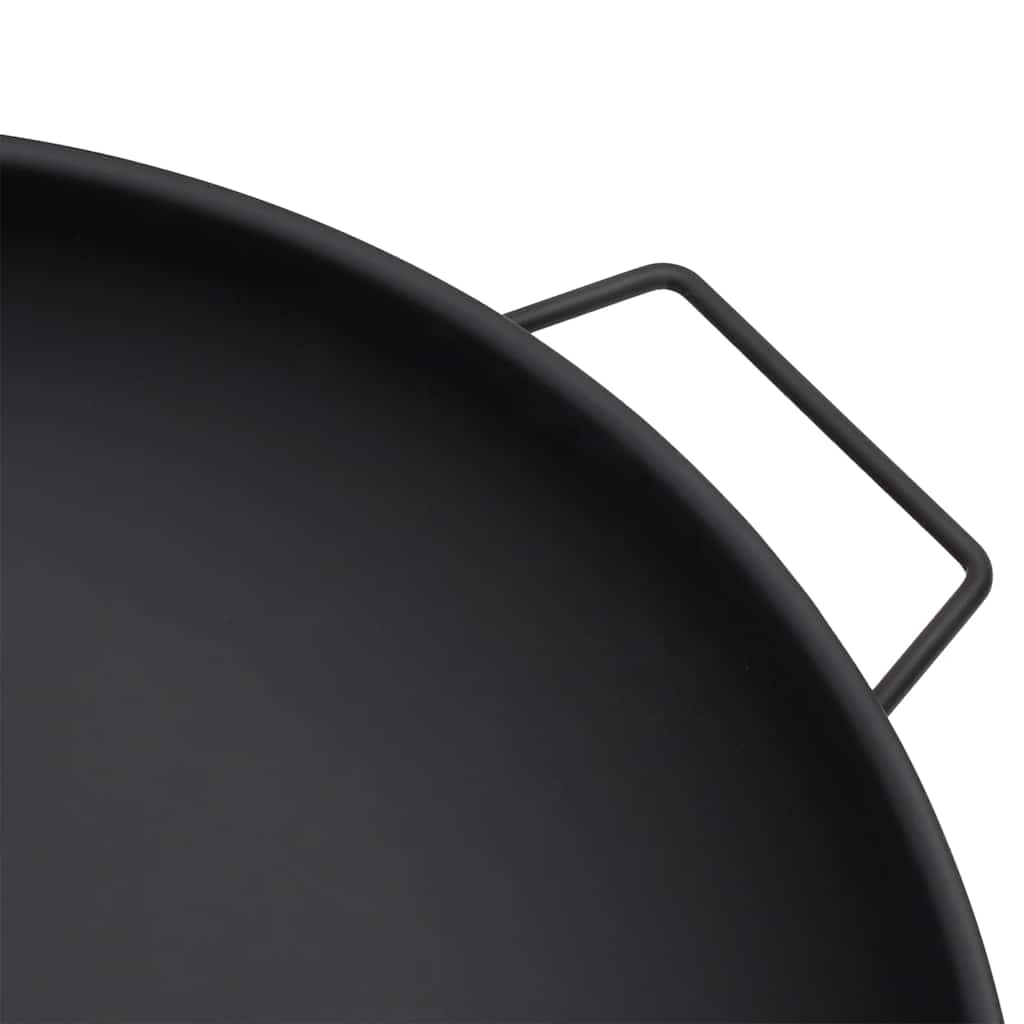 vidaXL Τζάκι Εξωτερικού Χώρου Μαύρο 67,5x58x22,5 εκ. Ατσάλινο