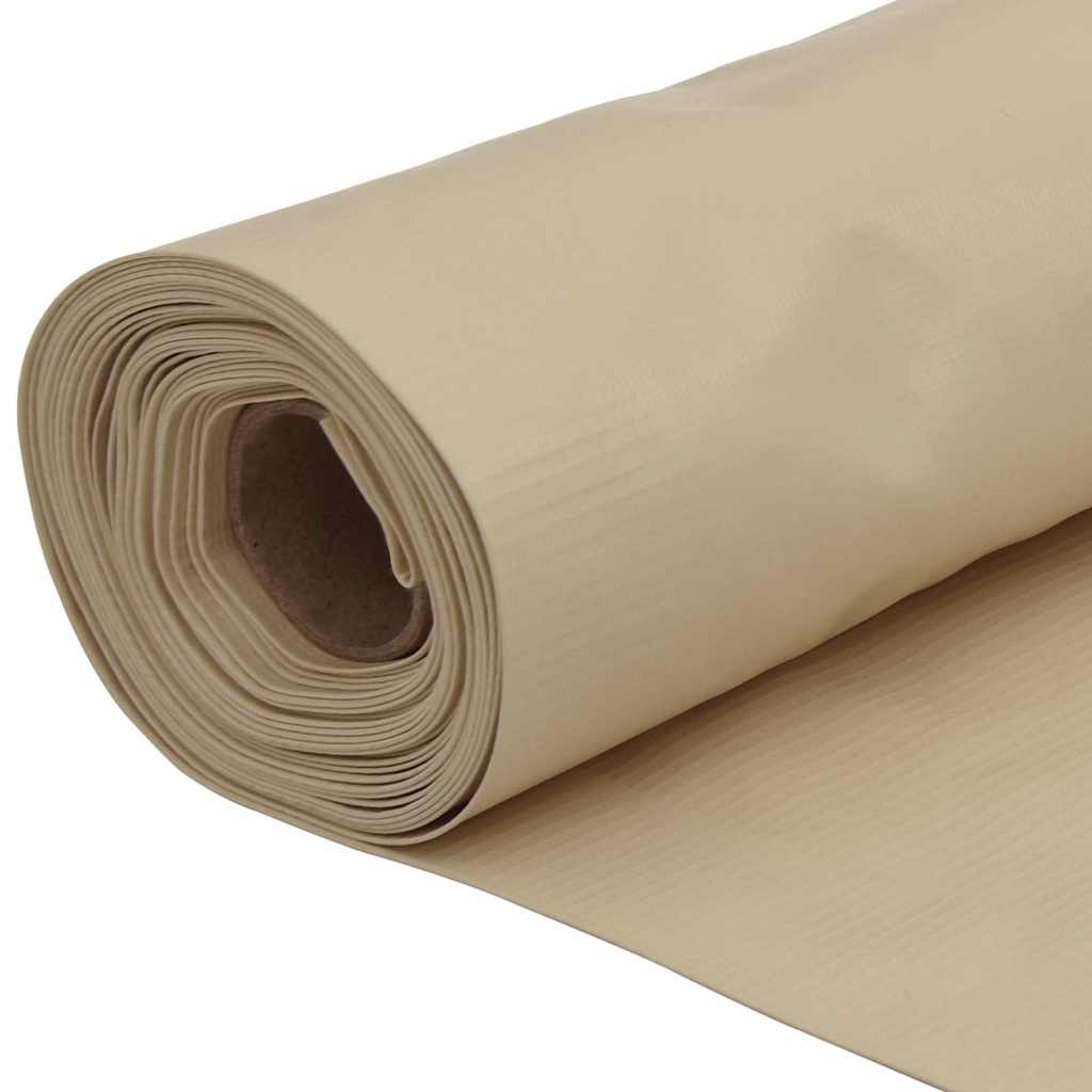 vidaXL Διαχωριστικό Βεράντας Μπεζ 120 x 400 εκ. Ύφασμα Oxford