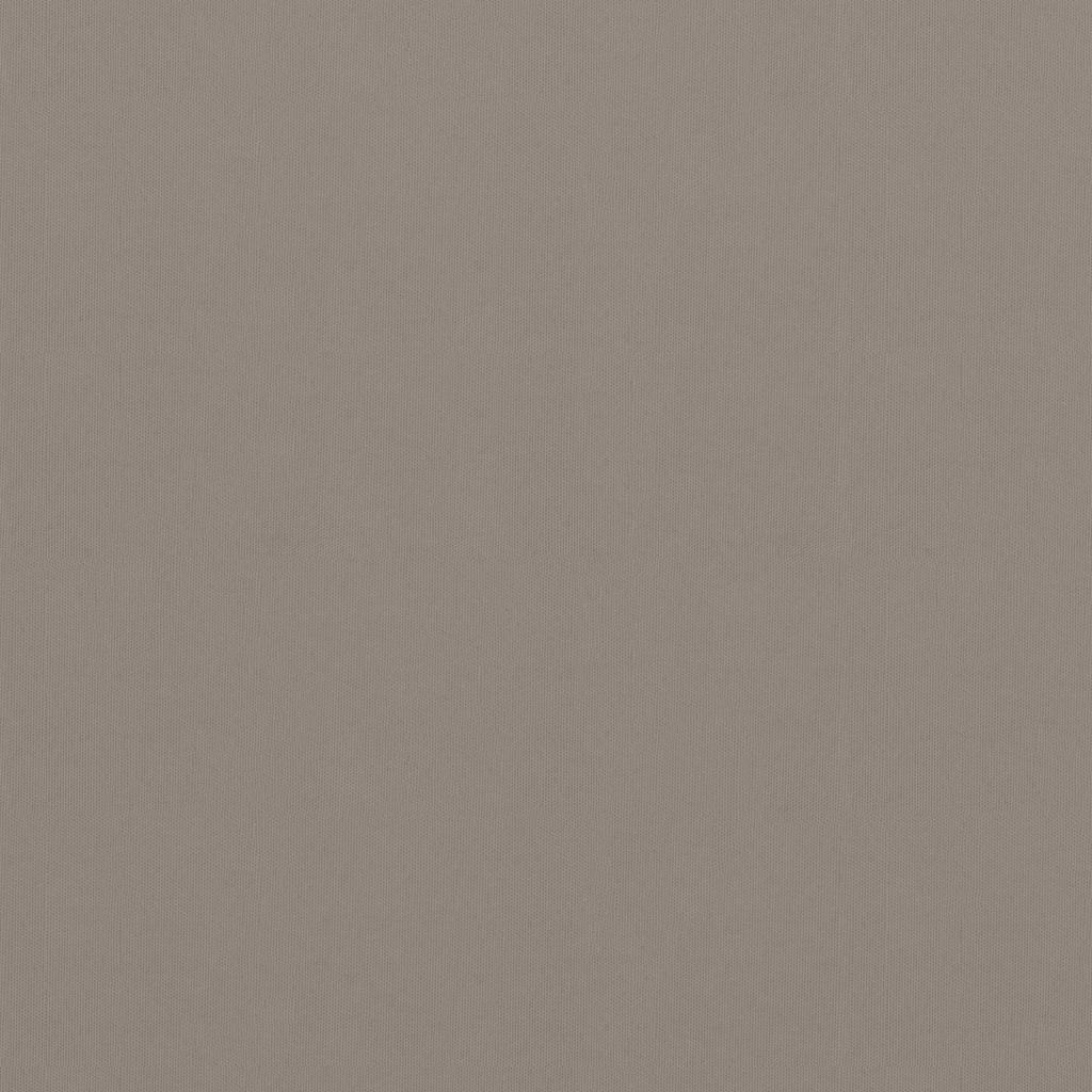 vidaXL Διαχωριστικό Βεράντας Taupe 90 x 600 εκ. Ύφασμα Oxford