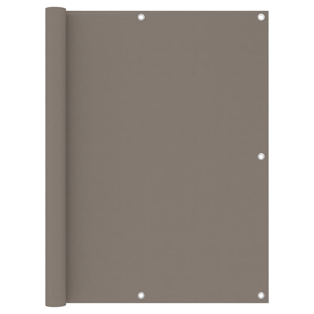 vidaXL Διαχωριστικό Βεράντας Taupe 120 x 300 εκ. Ύφασμα Oxford