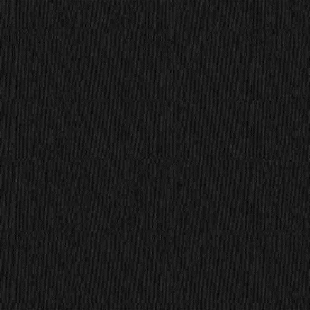 vidaXL Διαχωριστικό Βεράντας Μαύρο 75 x 500 εκ. Ύφασμα Oxford