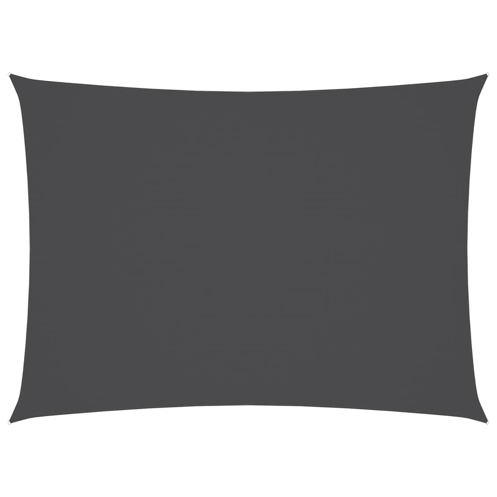 vidaXL Πανί Σκίασης Ορθογώνιο Ανθρακί 3 x 4,5 μ. από Ύφασμα Oxford